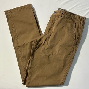 Express Men’s Dark Brown Slim Fit Chino Pants 32/32